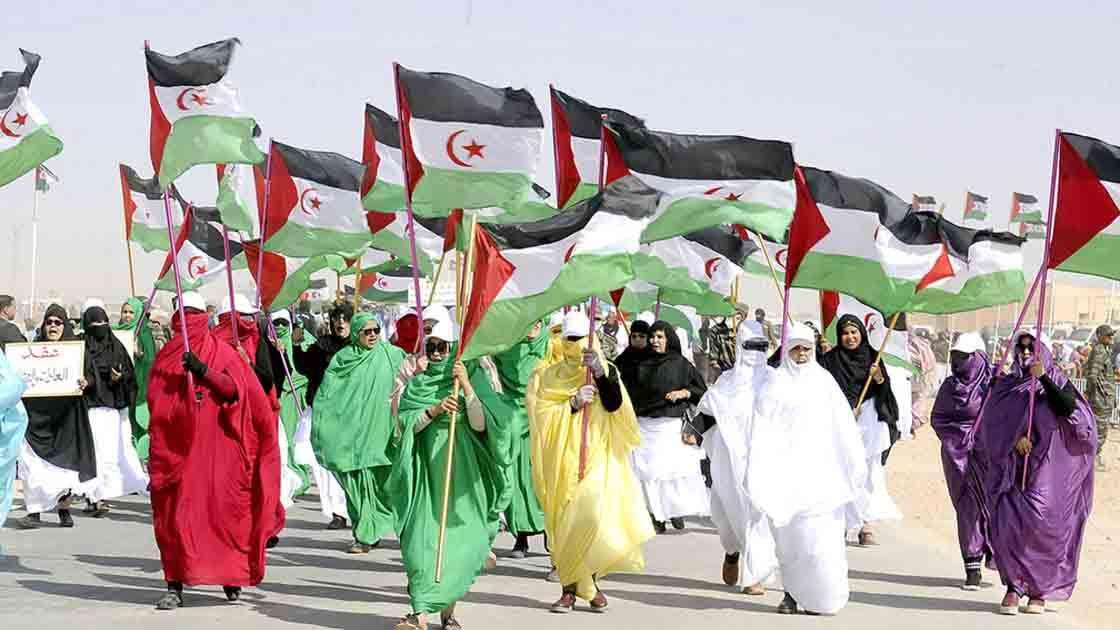 Sahrawi women attend a parade.jpg
